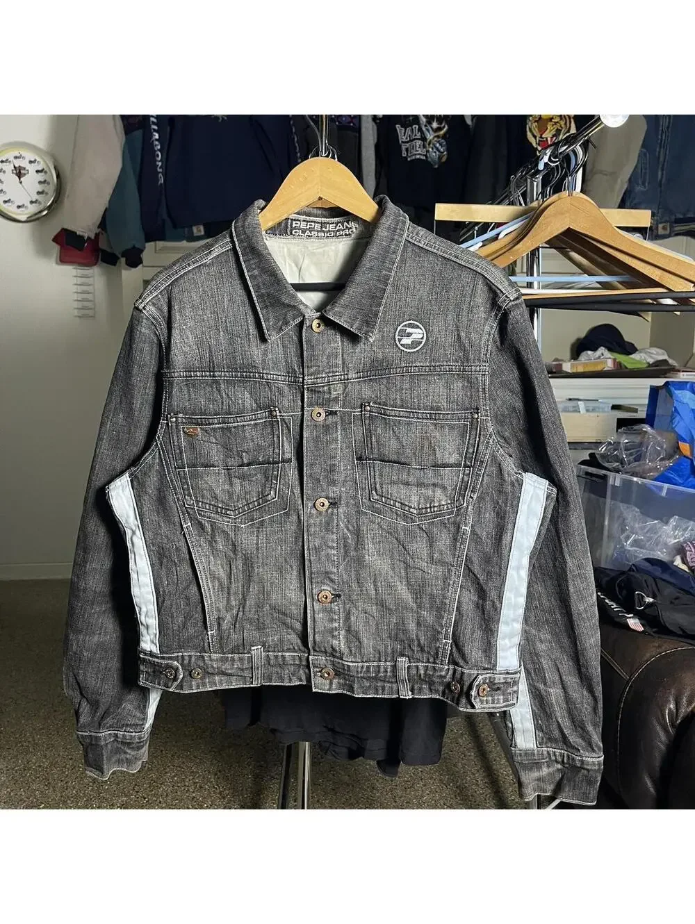 y2k Pepe Jeans London denim jacket Womens 2XL
